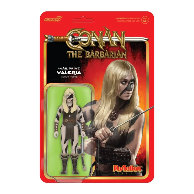 Super7 Conan ReAction Wave 02 Valeria figurina war paint