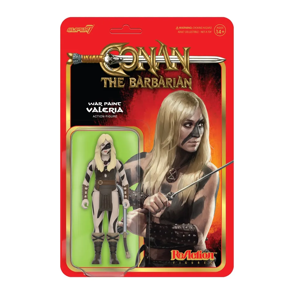Super7 Conan ReAction Wave 02 Valeria figurina war paint