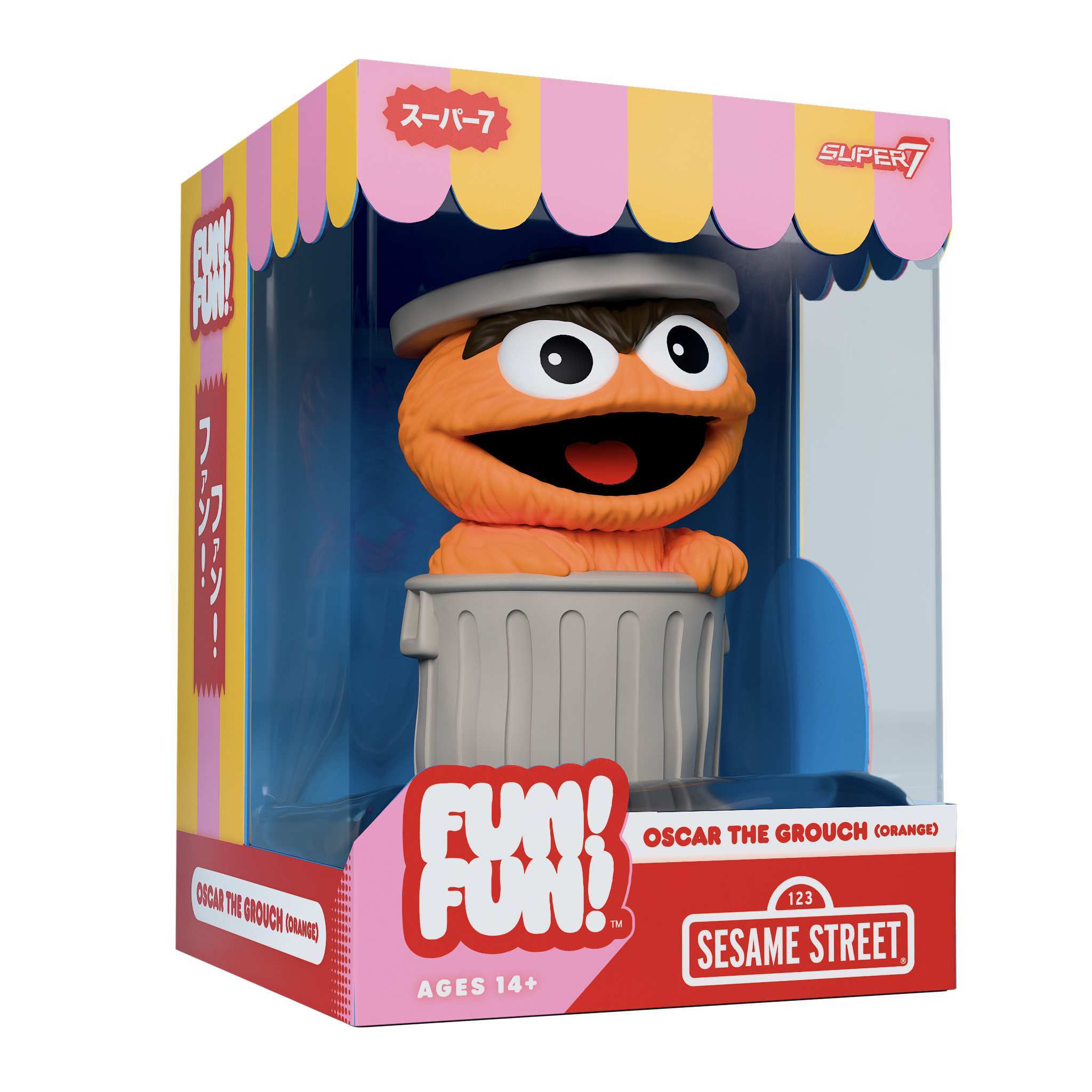Super7 FUN FUN Oscar portocaliu figurina vinil 5 inch