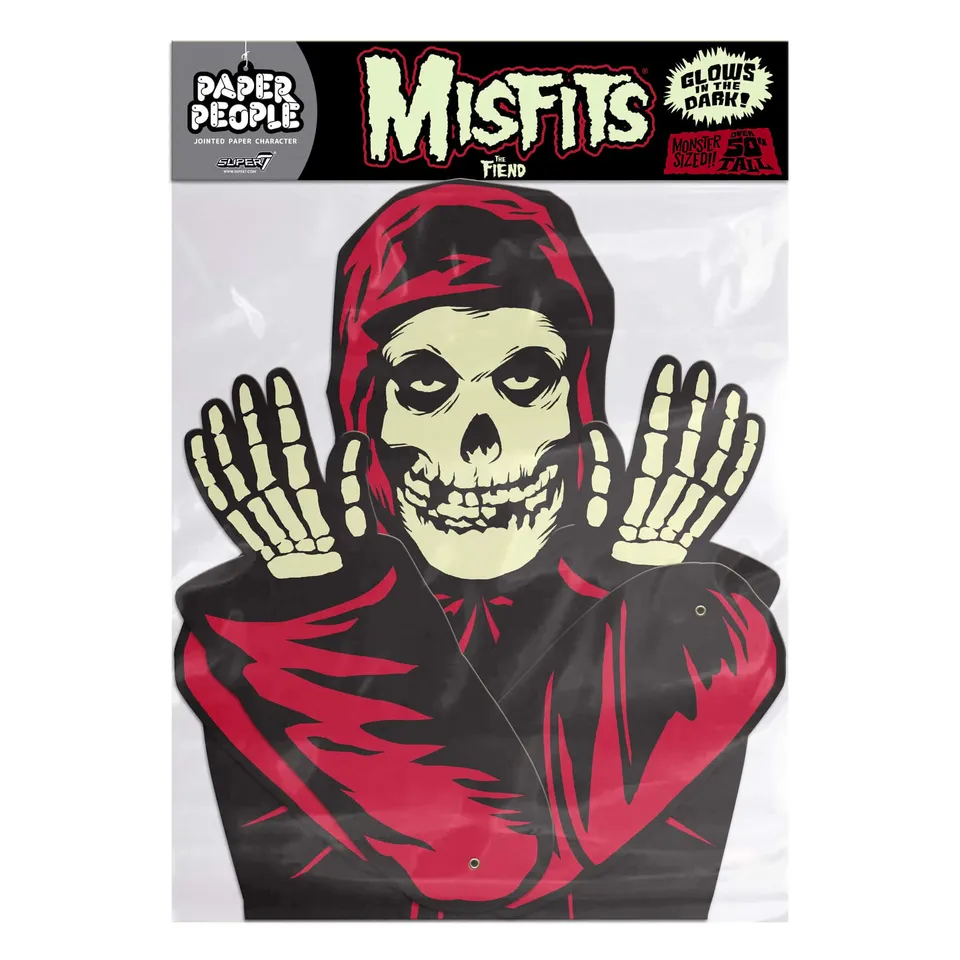 Misfits Paper People Red Fiend decoratiune fosforescenta 127cm