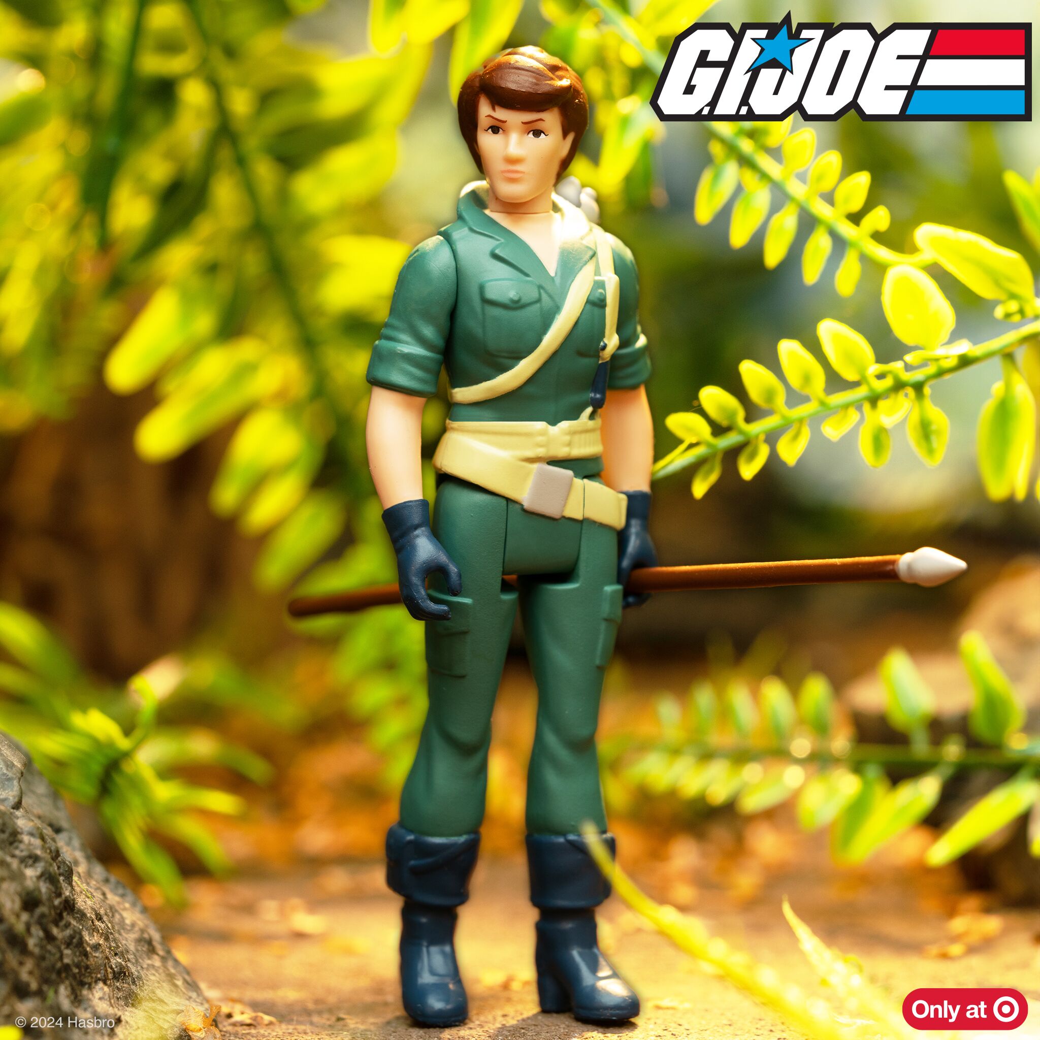 Super7 G.I. Joe ReAction Lady Jaye figurină teal