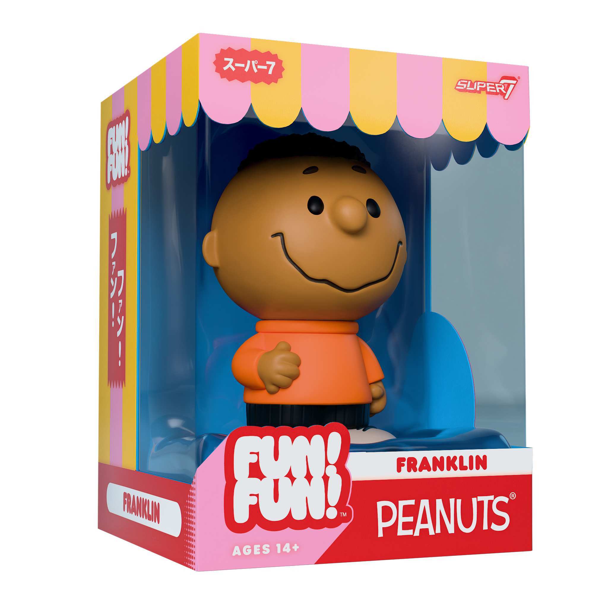 Super7 Peanuts FUN Franklin figurina vinil 13 cm