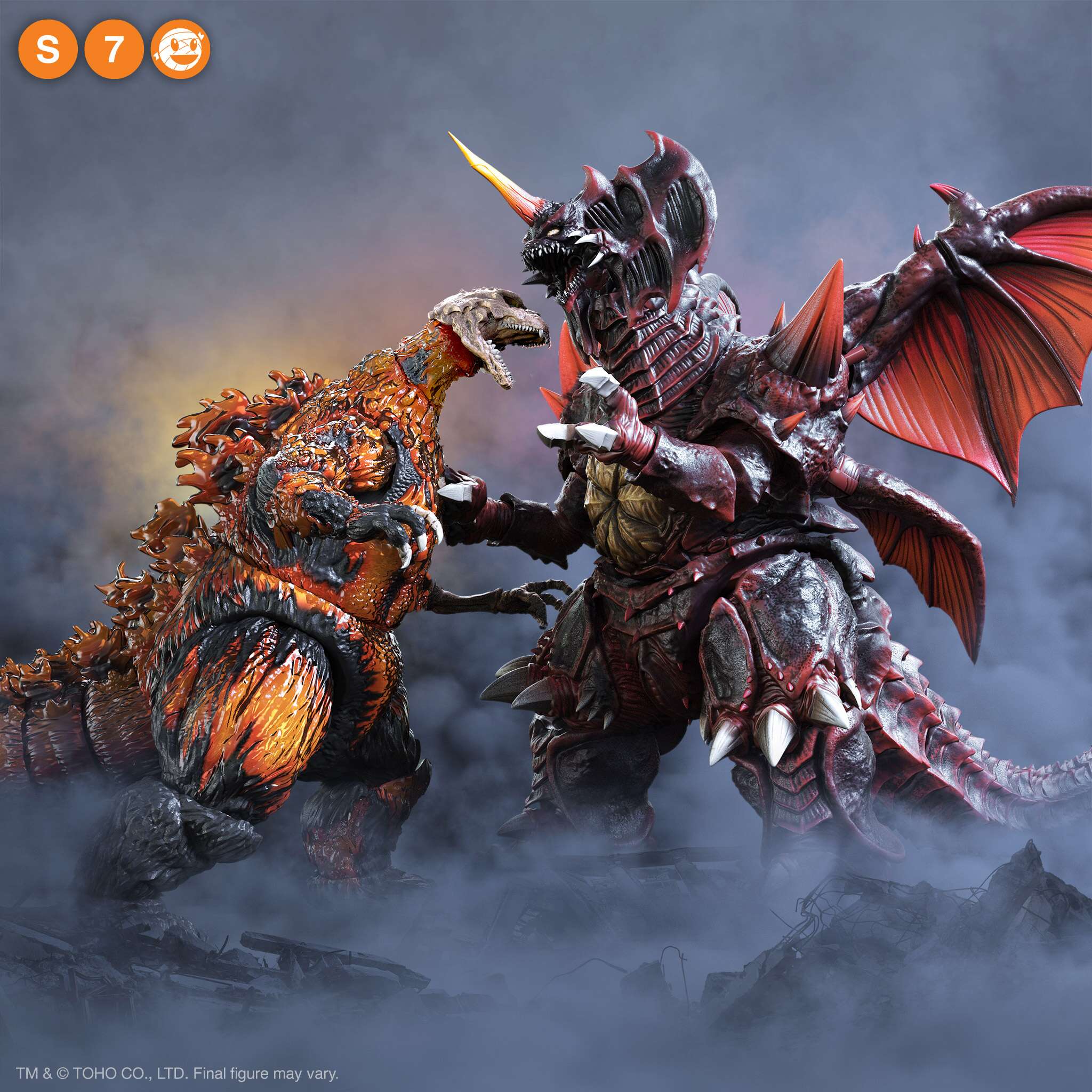 Super7 Toho Ultimates Wave 3 Godzilla Destoroyah set figurine