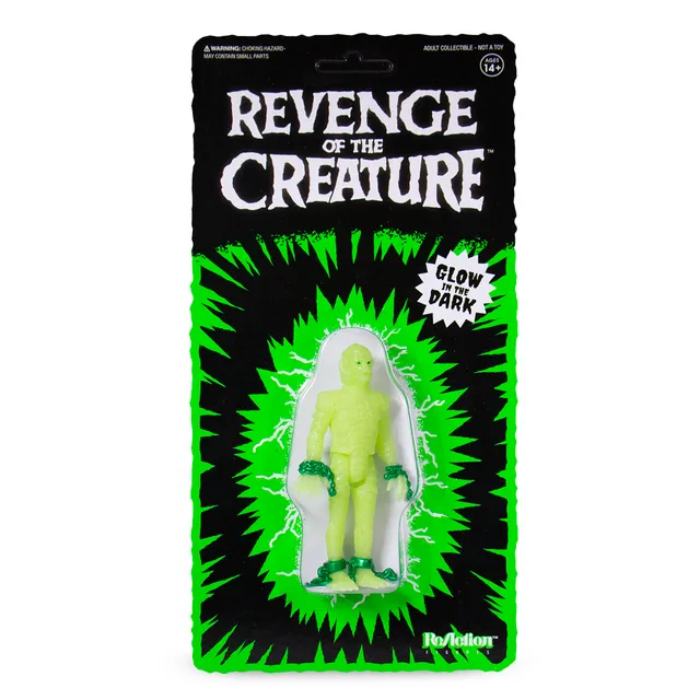 Super7 Universal Monsters Revenge of the Creature figurina fosforescenta