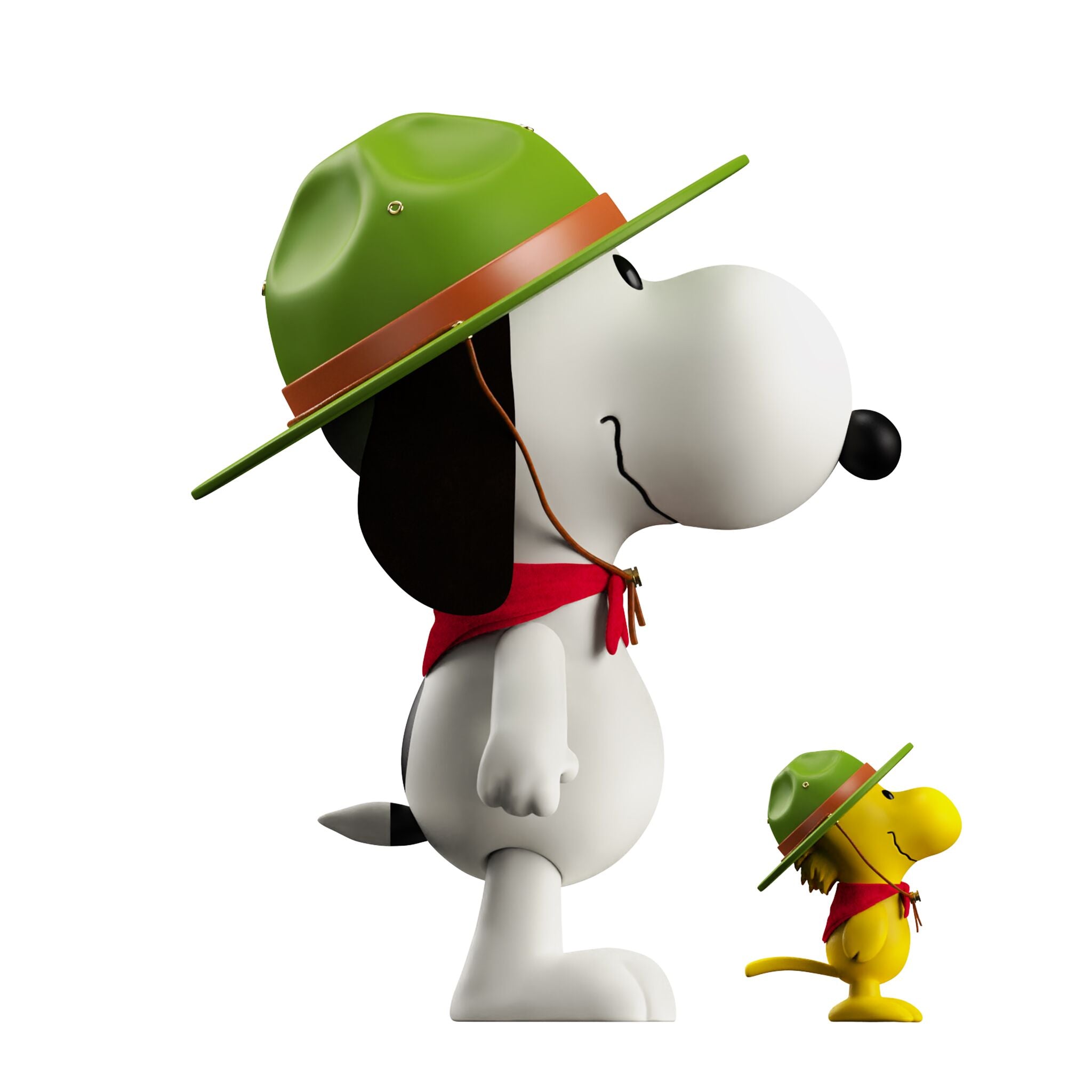 Super7 Peanuts SuperSize Beagle Scout Snoopy figurina vinil cu bandana