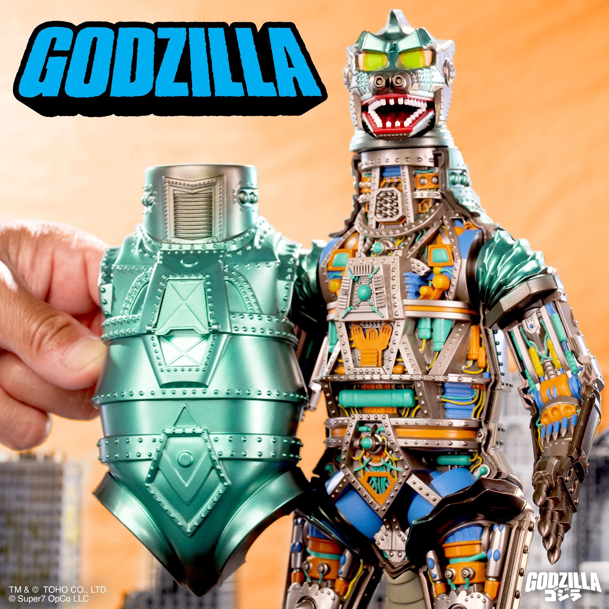 Super7 Toho Super Cyborg MechaGodzilla figurina 11 inch