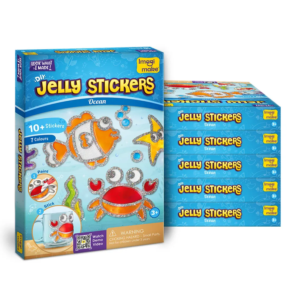 Imagimake Jelly Stickers Ocean set stickere 6 buc