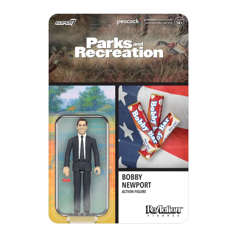 Super7 ReAction Bobby Newport figurina 9 cm cu bomboana