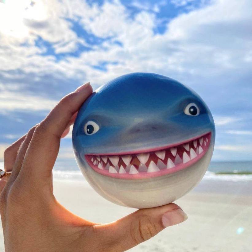 Waboba Sharky Shark minge apă rechin 90 mm