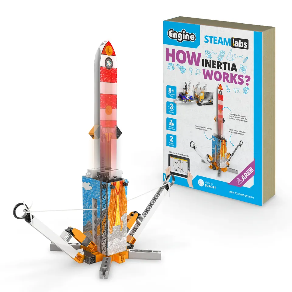Engino STEAM Labs Inertia kit constructie 2 modele 8+