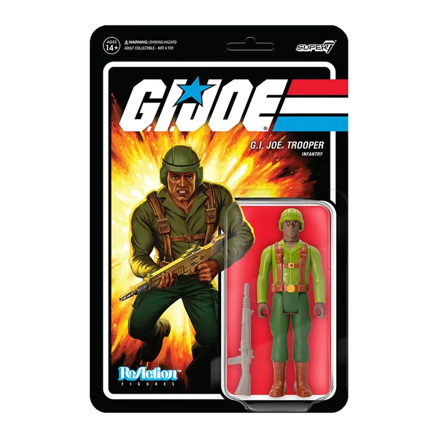 Super7 G.I. Joe ReAction figurină Greenshirt maro 9,5 cm