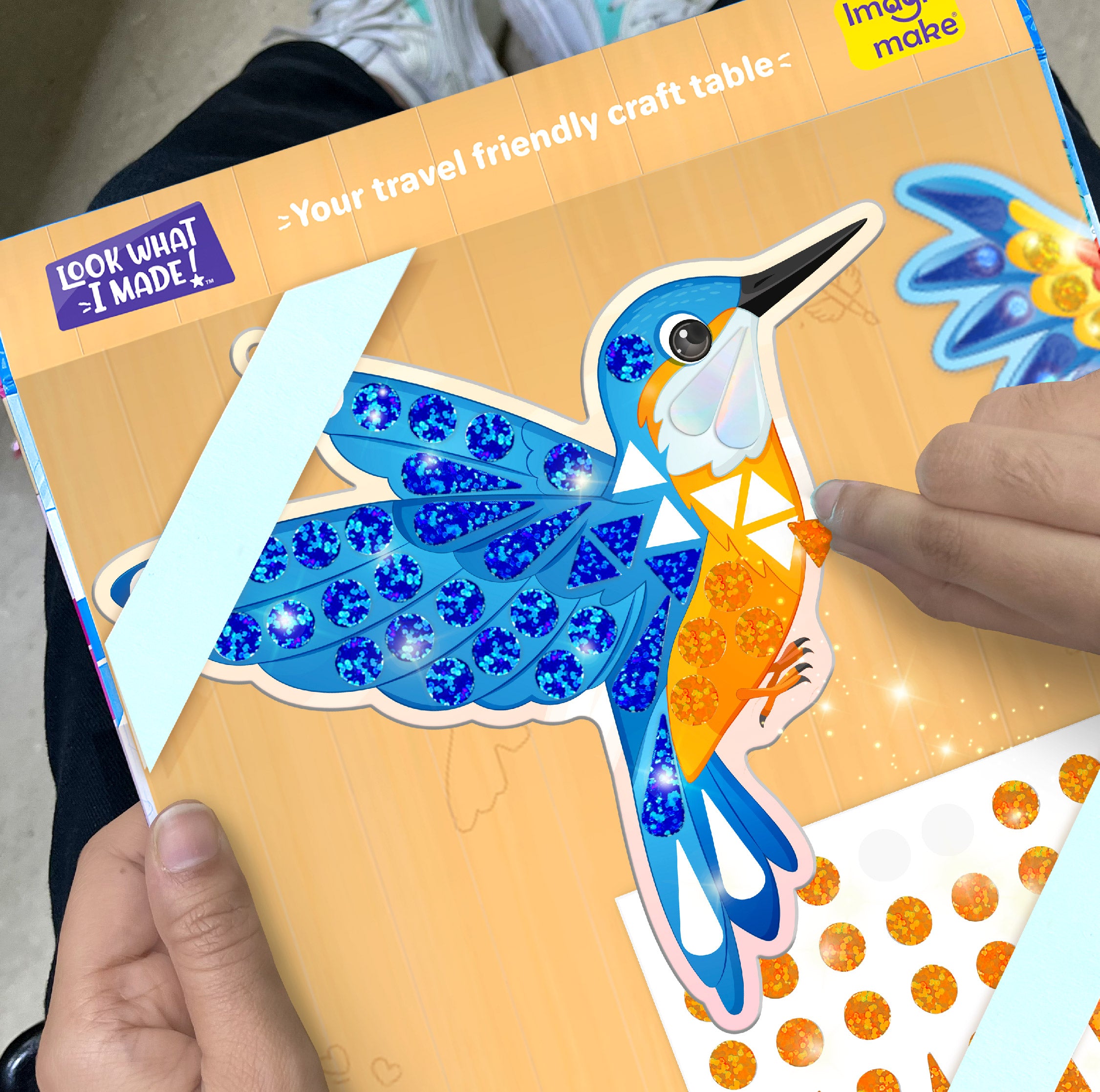Imagimake Mirror Mosaic Birds set mozaic pasari sclipitoare
