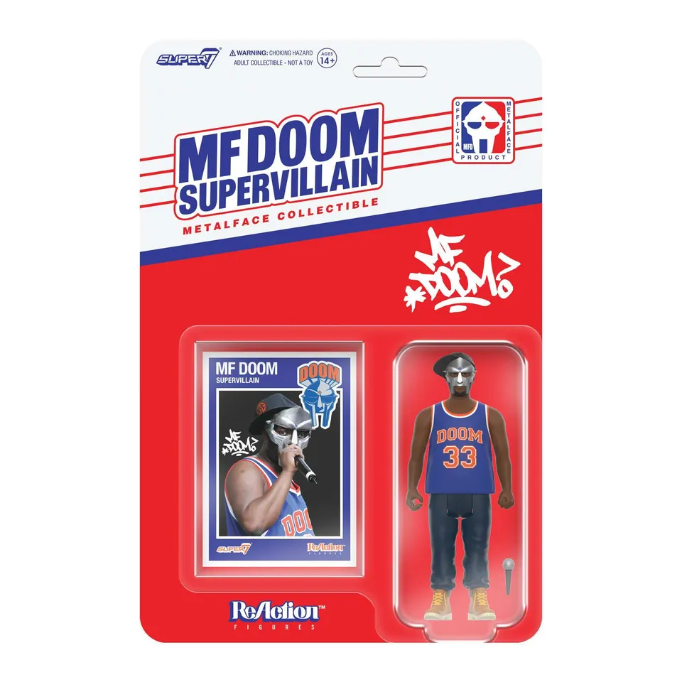 Super7 ReAction MF DOOM figurina NYC Wave 3