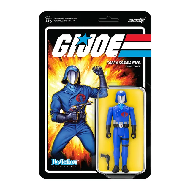Super7 ReAction Cobra Commander figurina 9,5 cm pistol