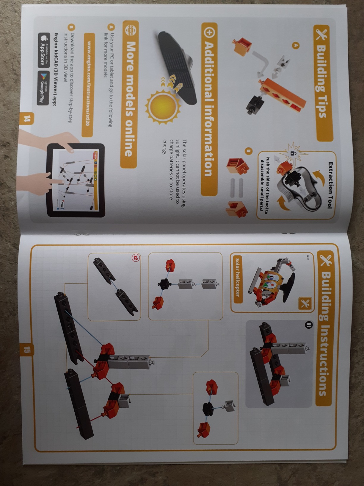 Engino STEAM Labs Solar set construcție energie solară 4 în 1