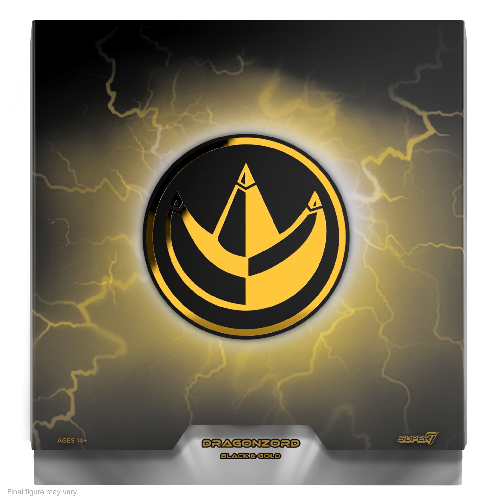 Super7 Power Rangers Ultimates figurină DragonZord Black Gold 23cm
