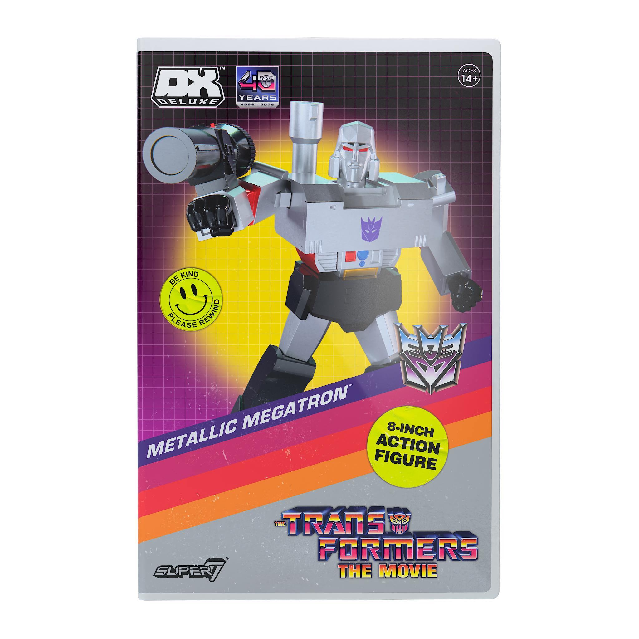 Super7 Transformers Megatron Deluxe figurina metalic 20cm