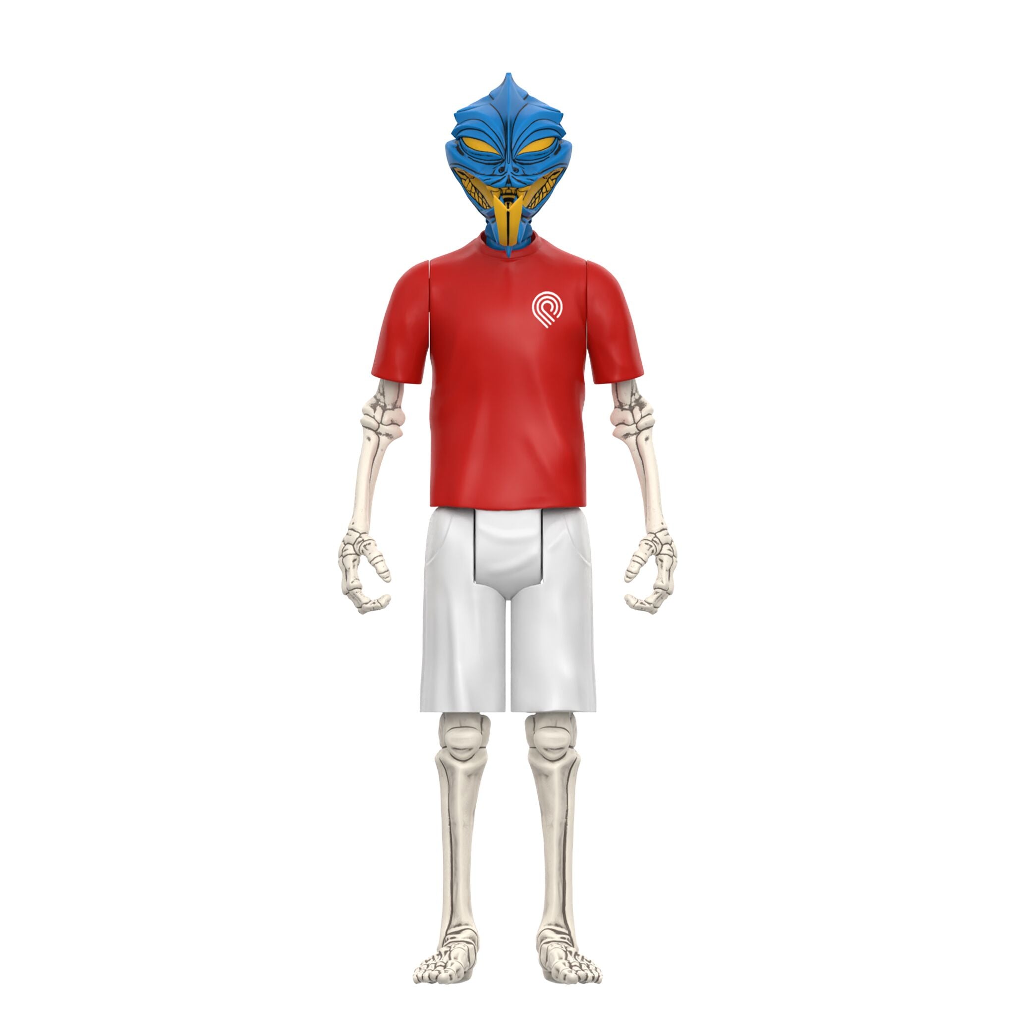 Super7 ReAction Caballero Dragon figurina skate Animal Chin