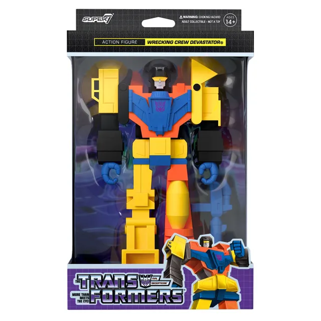 Super7 Transformers ReAction Devastator figurina 15 cm