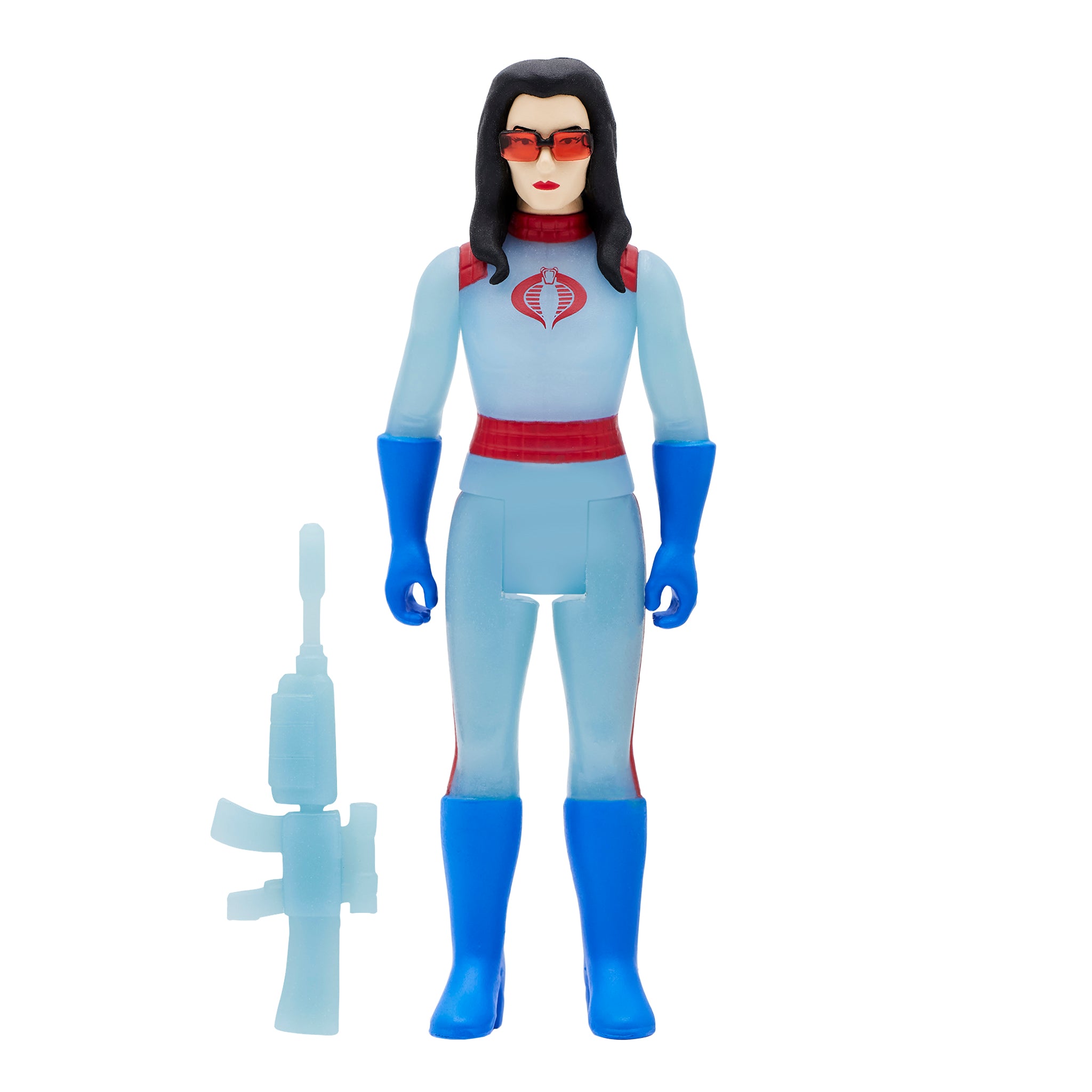 Super7 G.I. Joe ReAction Baroness figurina glow 9,5 cm