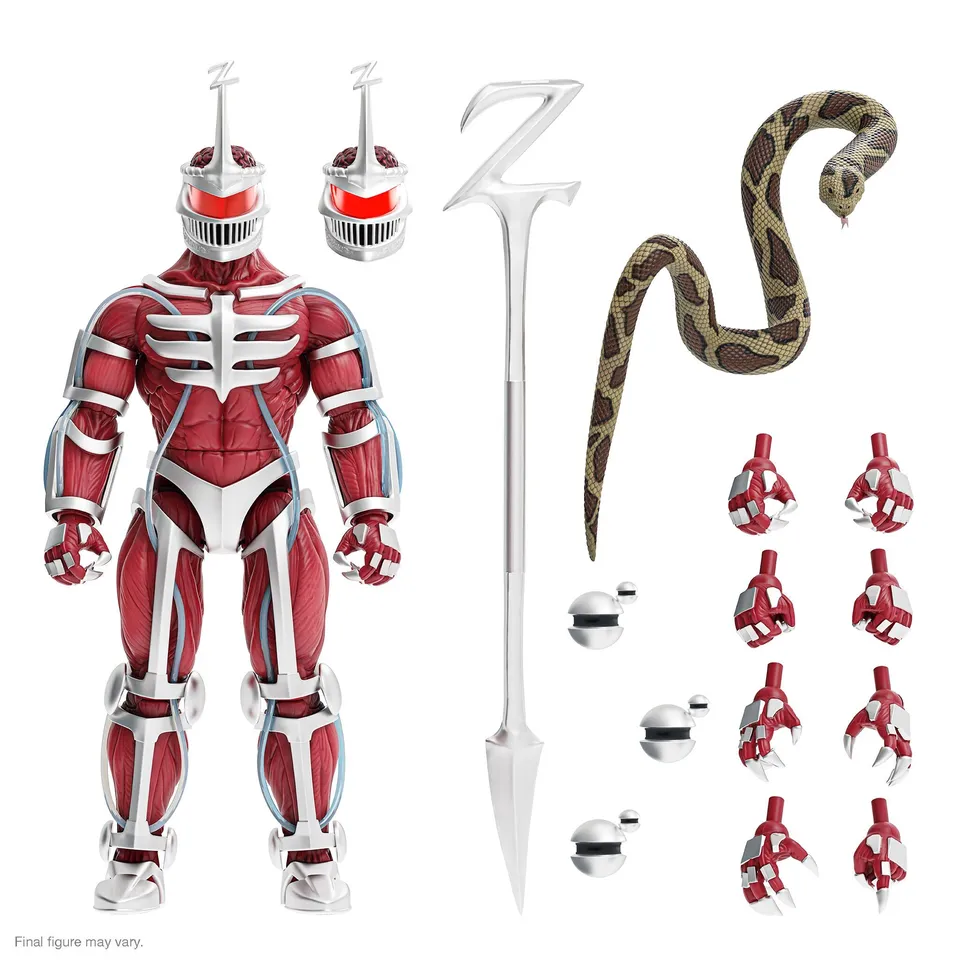 Super7 Power Rangers ULTIMATES Lord Zedd figurina 7 inch