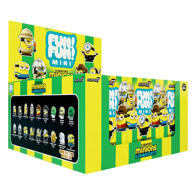 Super7 Minions Monsters FUN FUN MINI figurine set 9 blind box