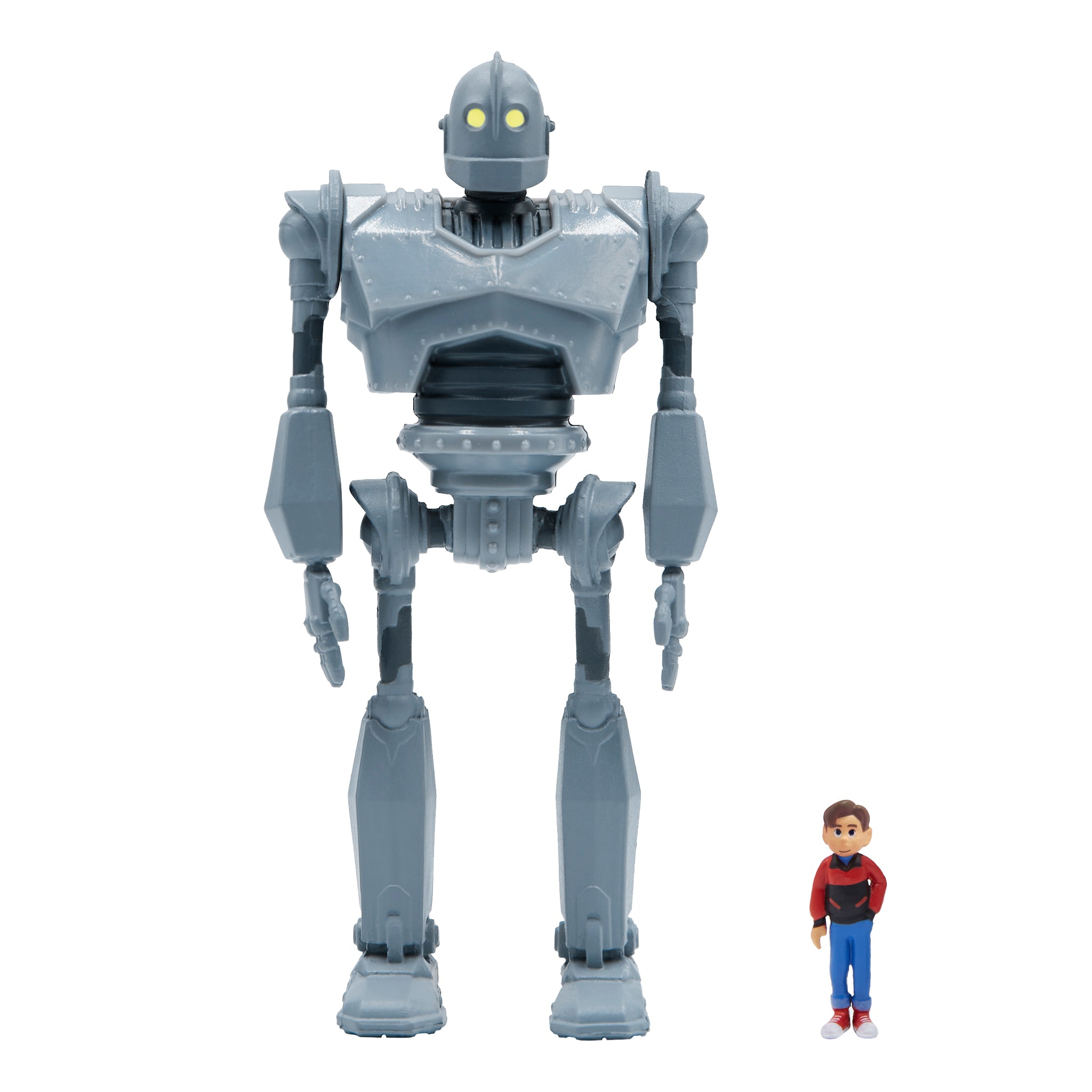 Super7 ReAction Iron Giant figurina cu Hogarth Hughes