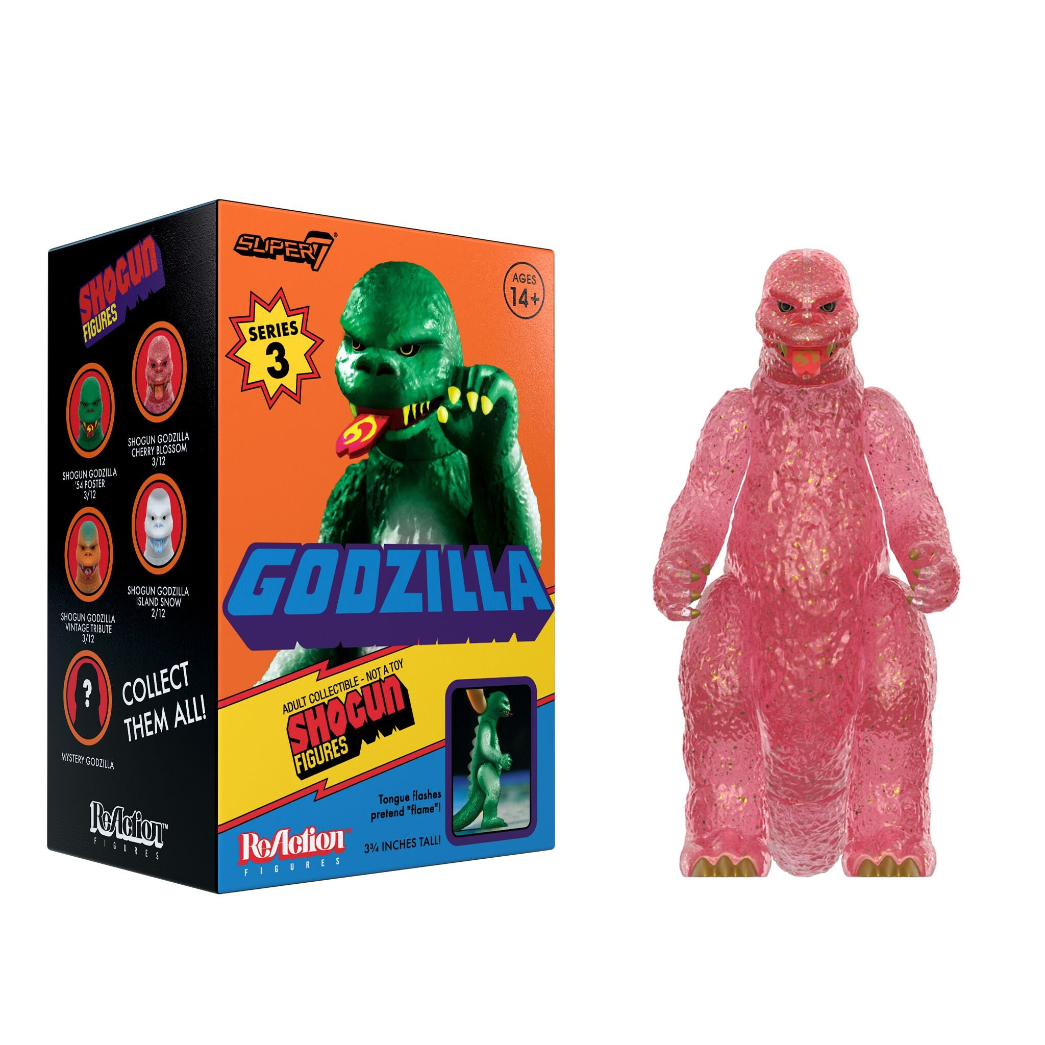 Super7 Toho Wave 09 Shogun V3 figurine set 12 blind box Godzilla