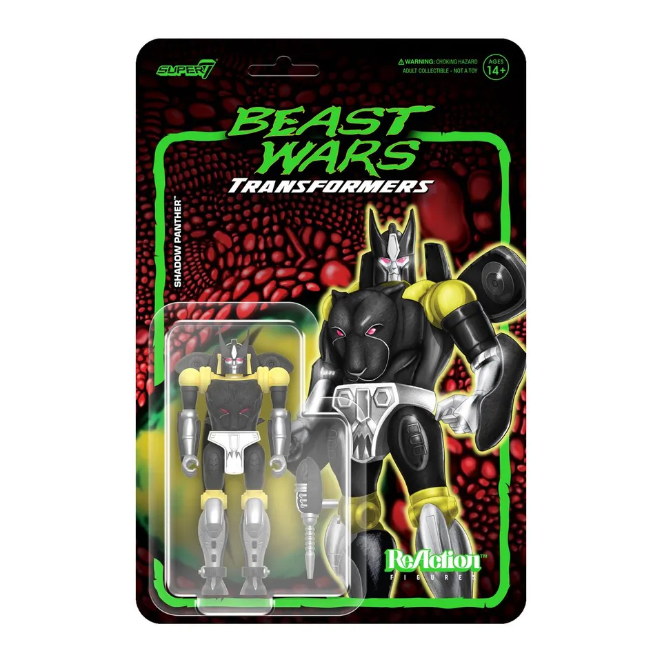 Super7 Transformers Shadow Panther figurina 9,5 cm arma