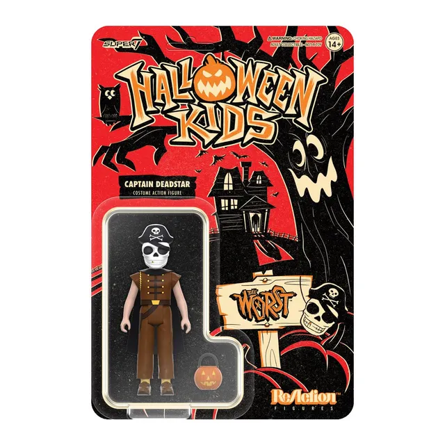 Super7 Halloween Kids ReAction Captain Deadstar Boy figurina 9,5 cm