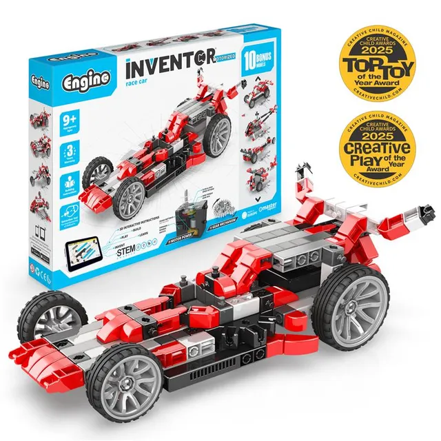 Engino Inventor Race Car set constructie masinuta motor 10 modele