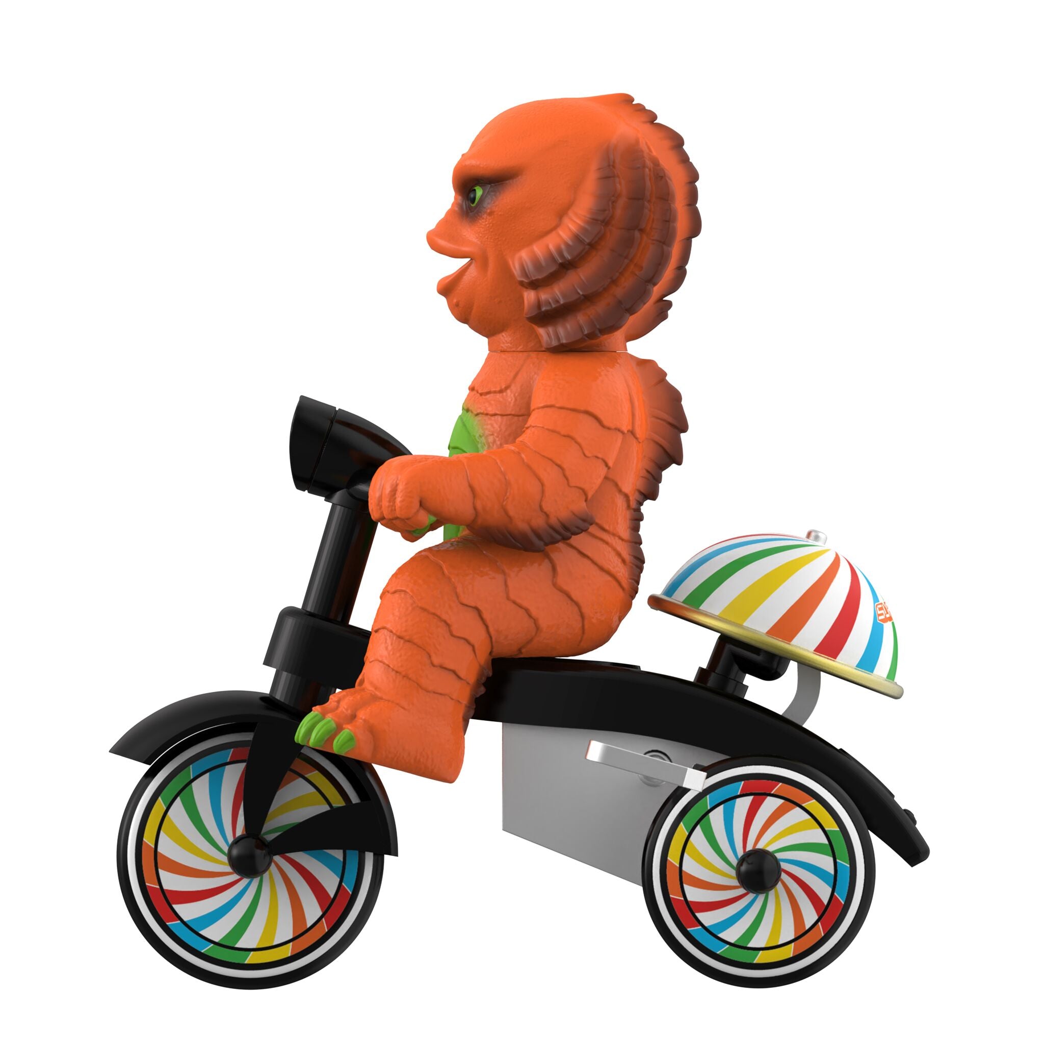 Super7 Super Cycles Creature Black Lagoon tricicletă portocaliu-negru