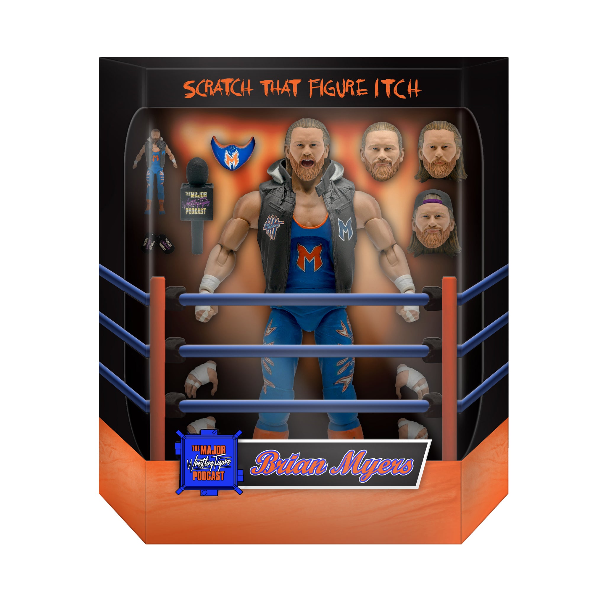 Super7 Ultimates Brian Myers figurina wrestling 7 inch