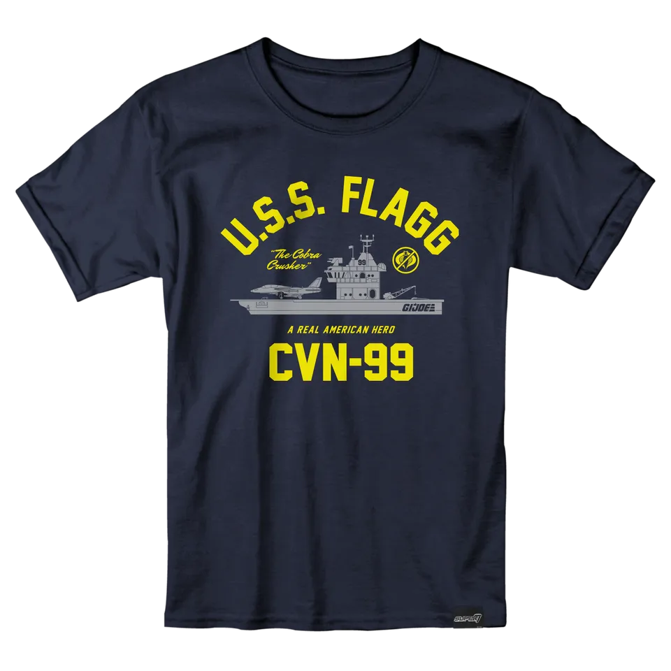 Super7 G.I. Joe U.S.S. Flagg tricou unisex