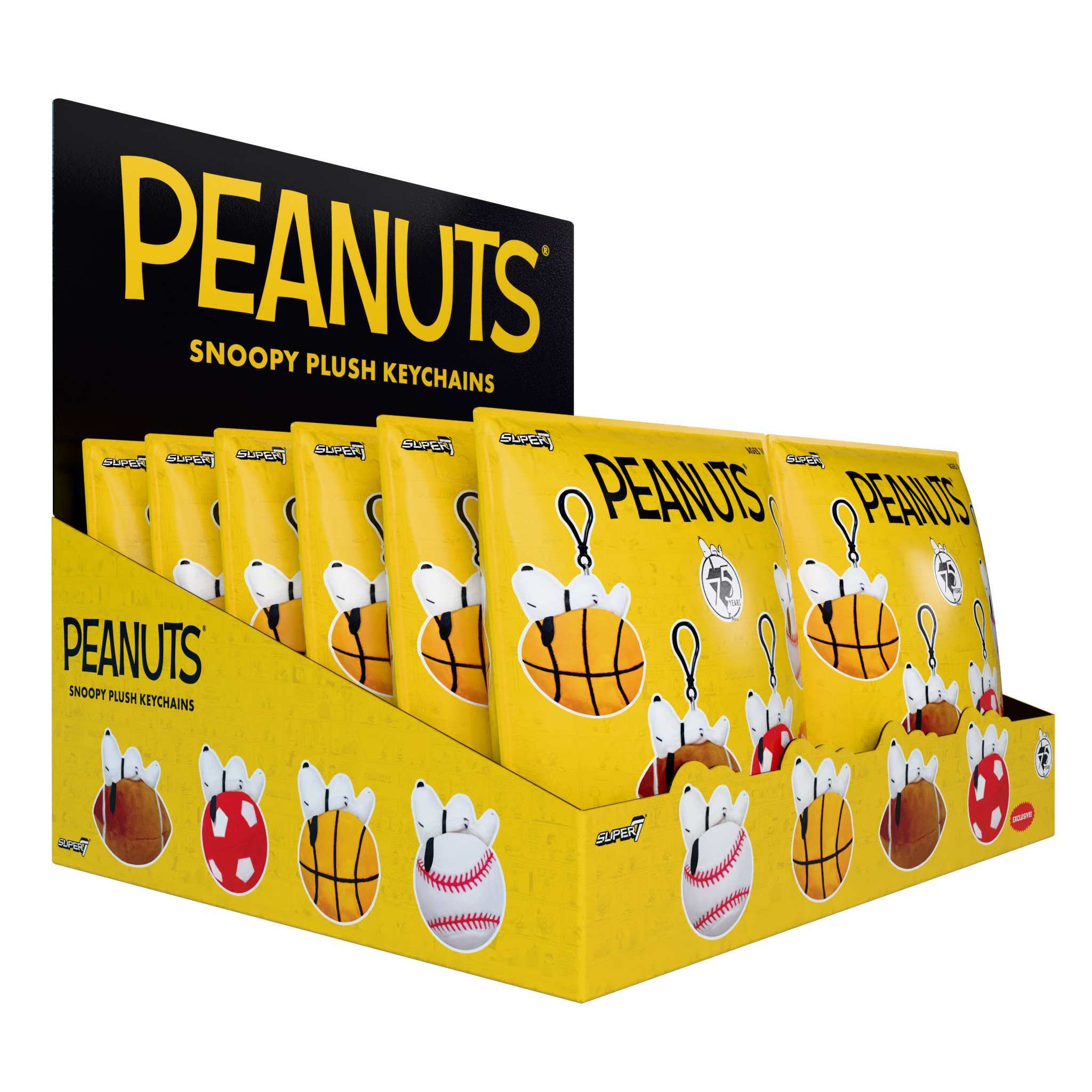 Super7 Peanuts Snoopy Sports breloc plus surpriza 10 cm