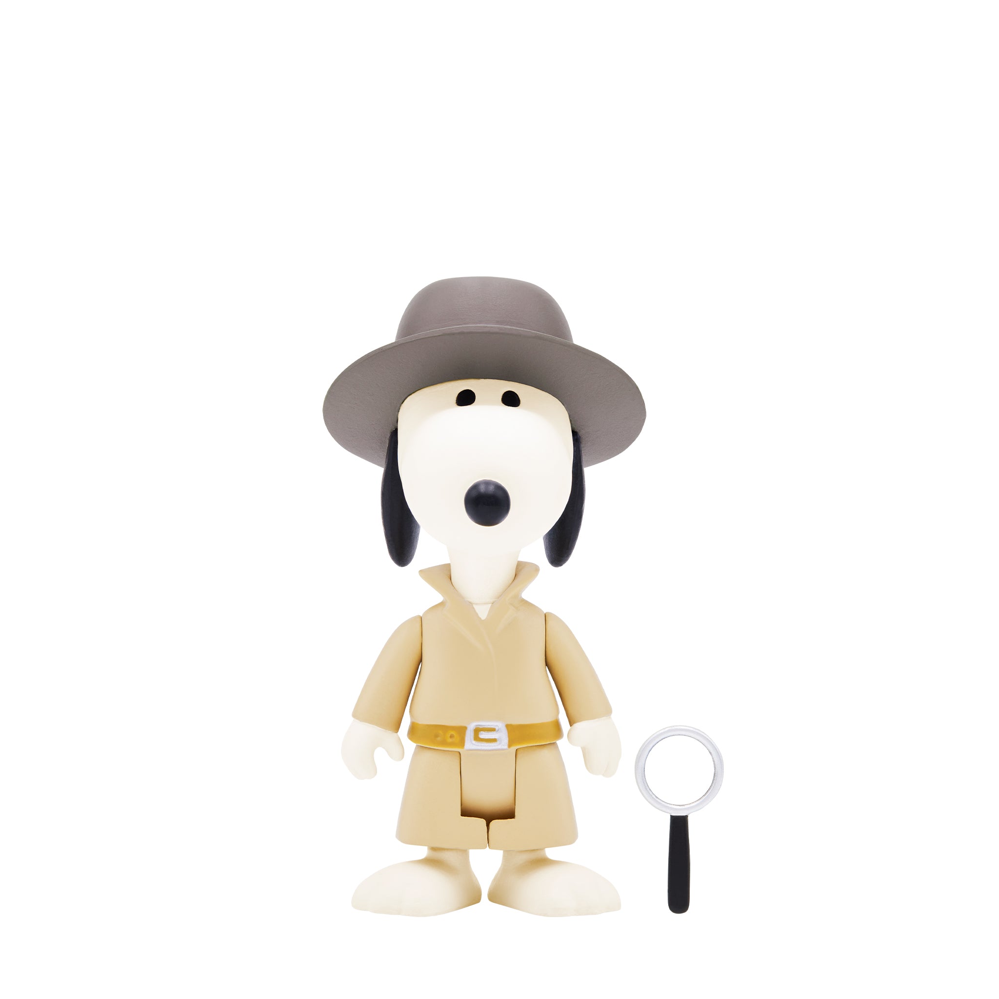 Super7 Peanuts ReAction figurină Secret Agent Snoopy cu lupă