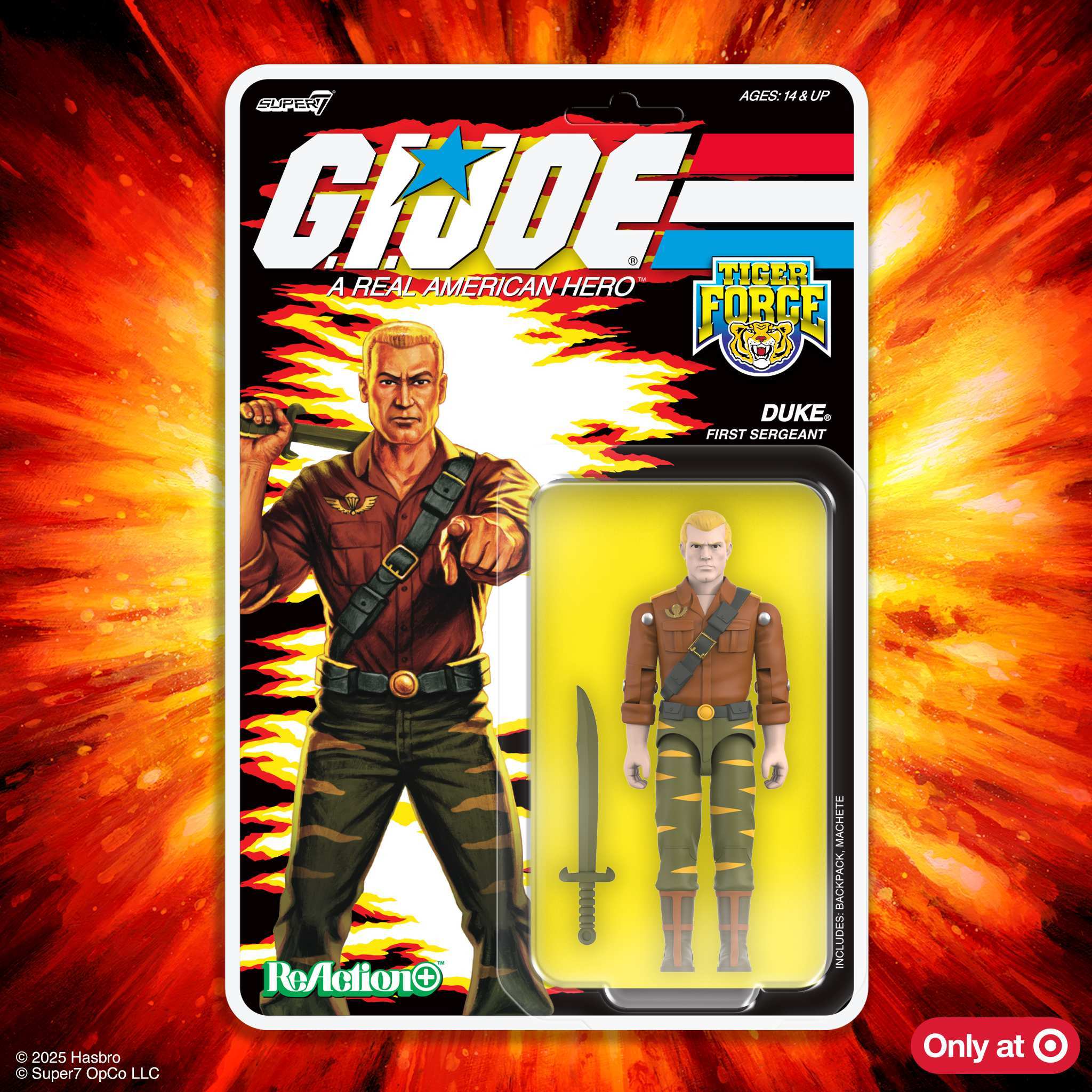 Super7 G.I. Joe Duke Tiger Force figurina 9,5 cm