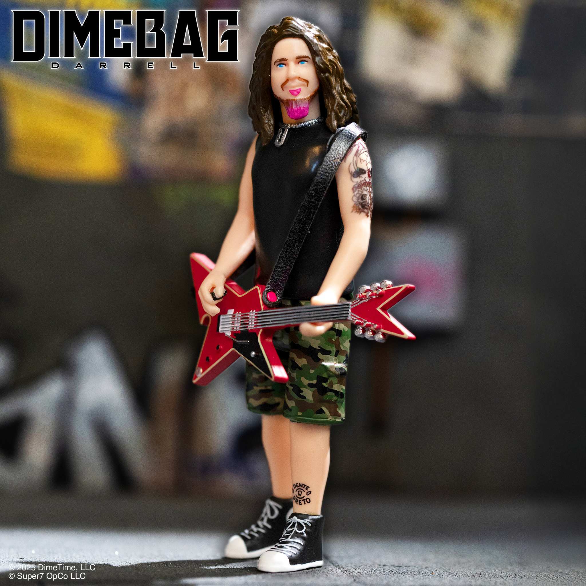 Super7 Dimebag Darrell Culprit figurina 9,5 cm cu chitara
