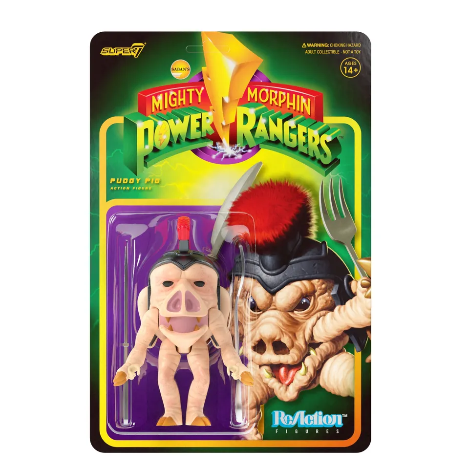 Super7 Power Rangers Wave 1 Pudgy Pig figurina oversize