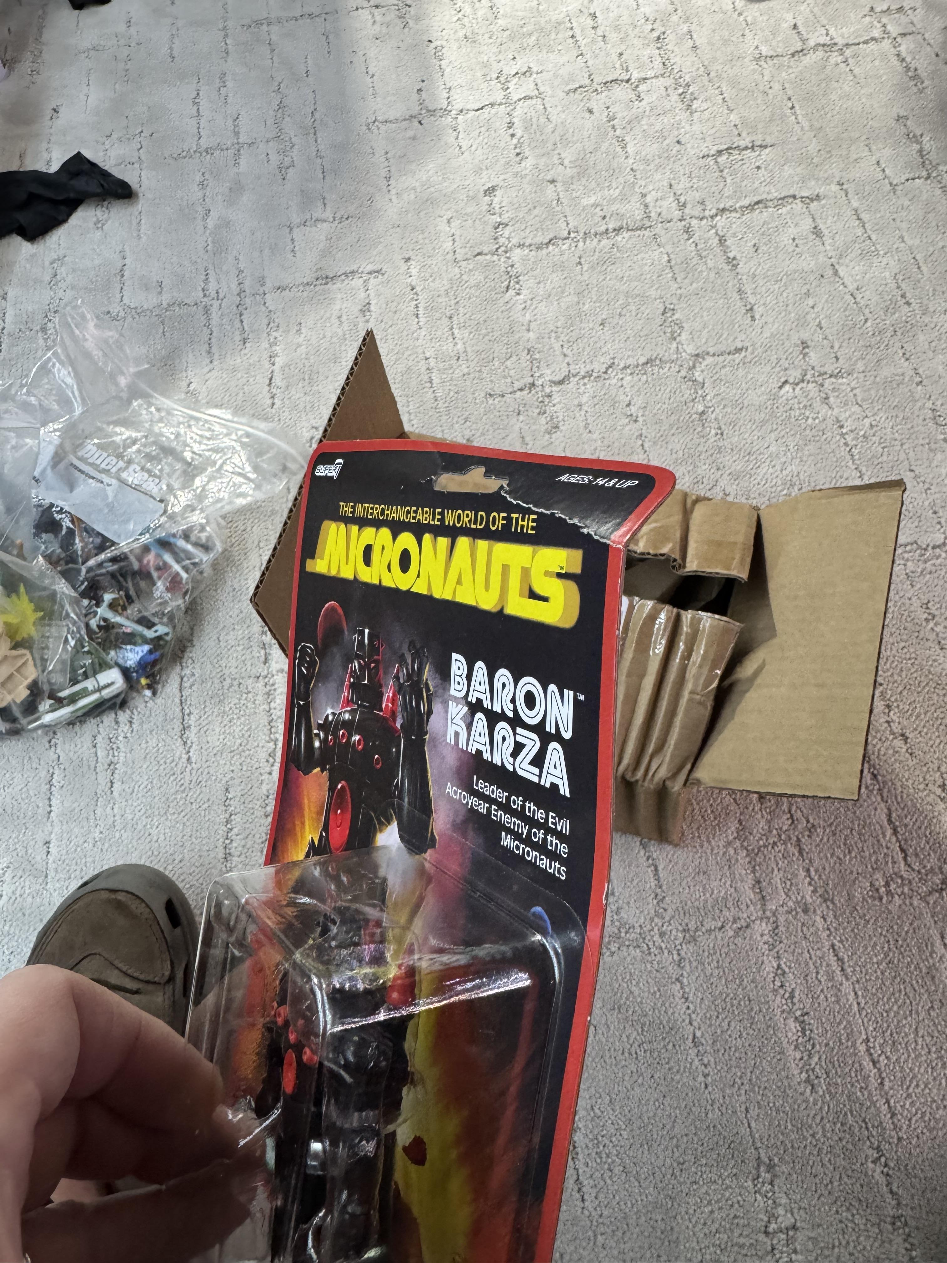 Super7 Micronauts ReAction+ Biotron figurina 9,5 cm