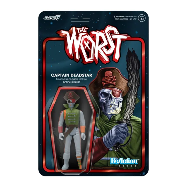 Super7 The Worst ReAction Captain Deadstar figurina 9,5 cm