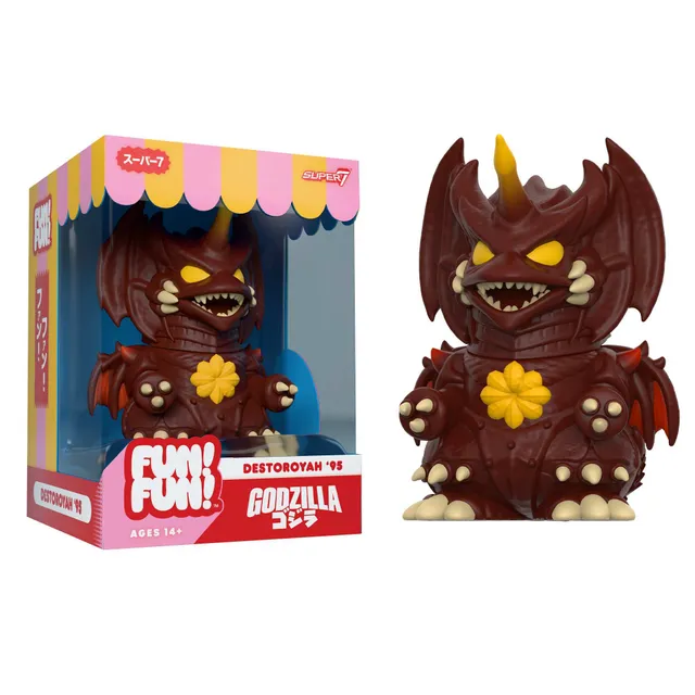 Super7 Toho FUN FUN Destoroyah figurina vinil 12,7 cm articulata