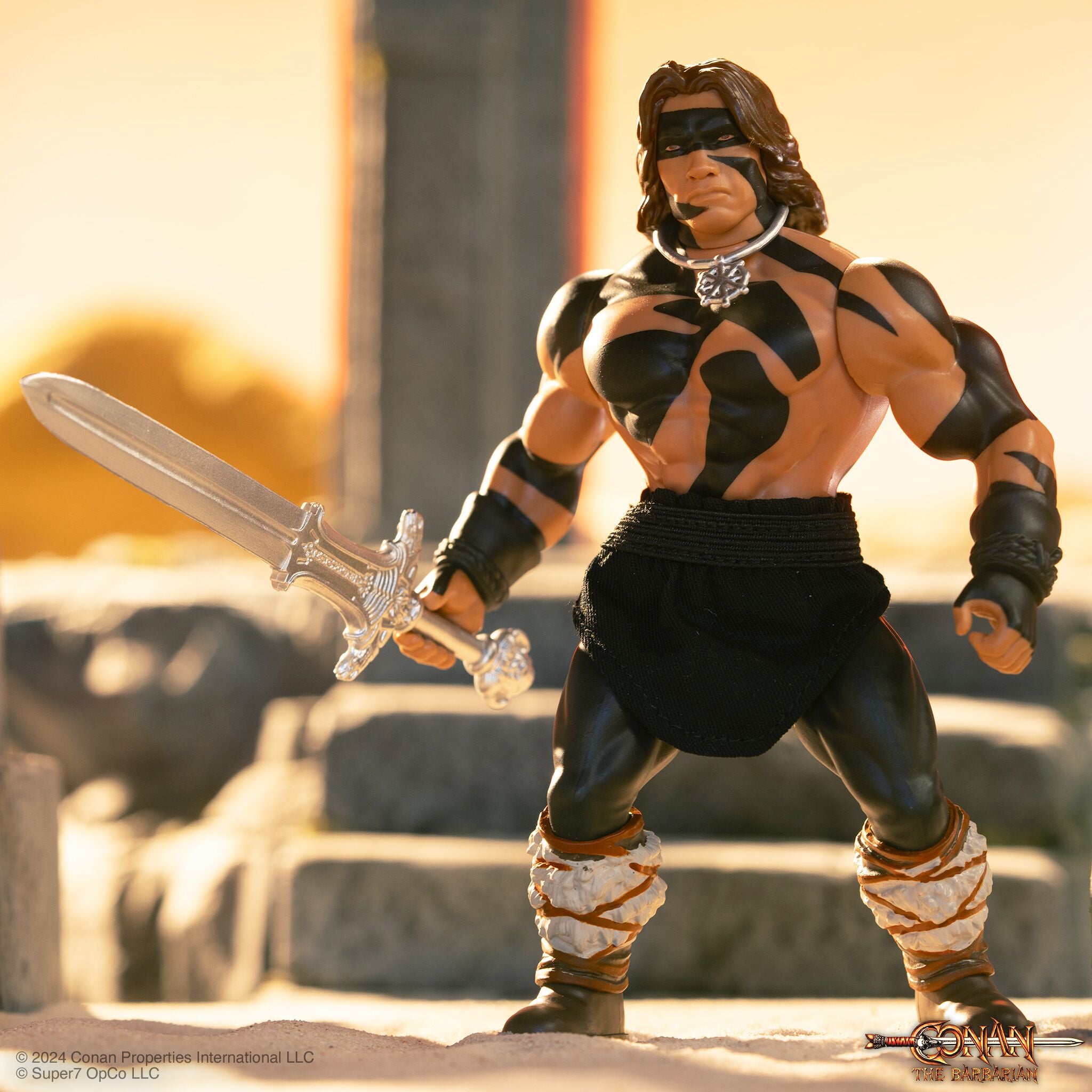 Super7 Conan War Paint figurina vintage 14 cm sabie