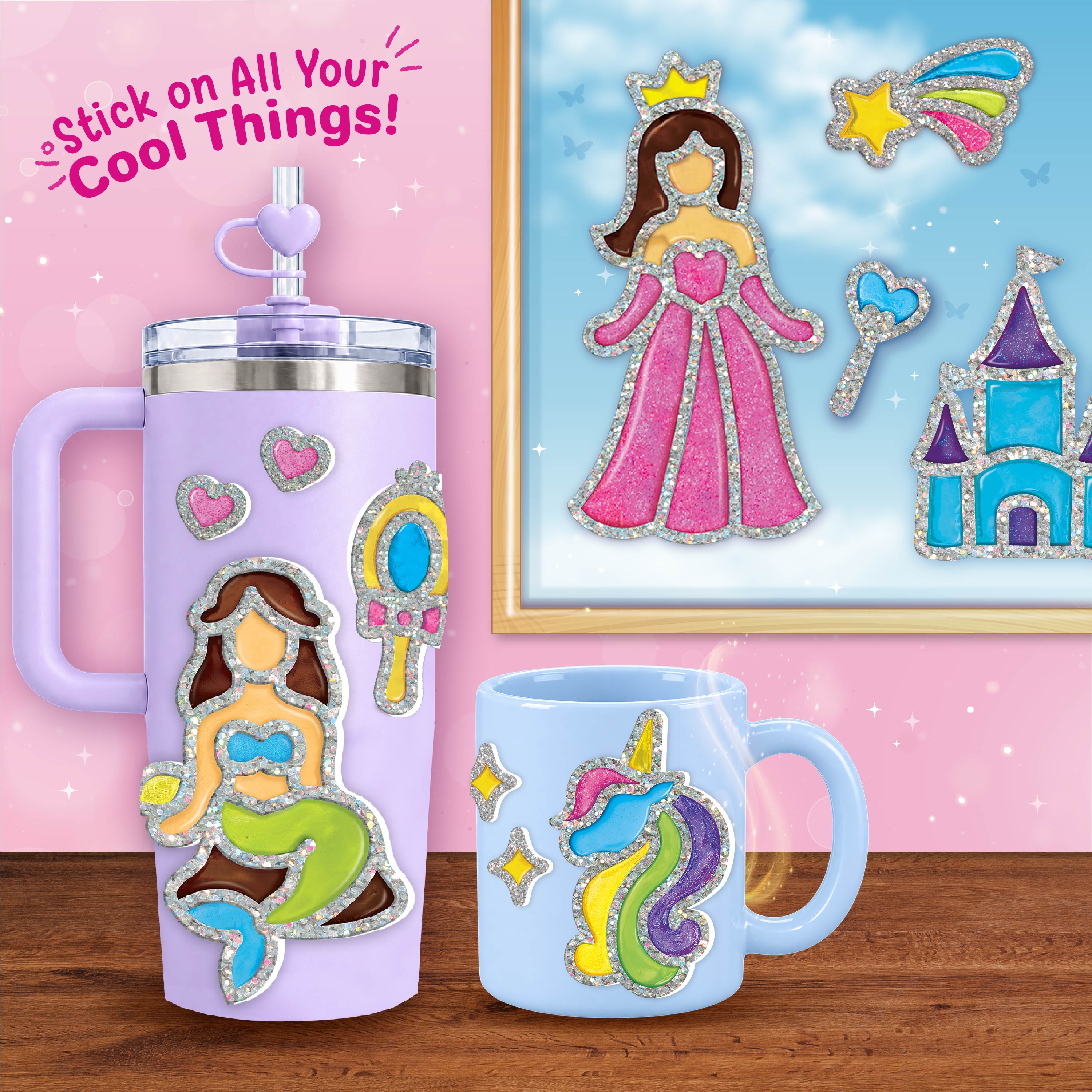 Imagimake Jelly Stickers Princess set stickere 3 ani+