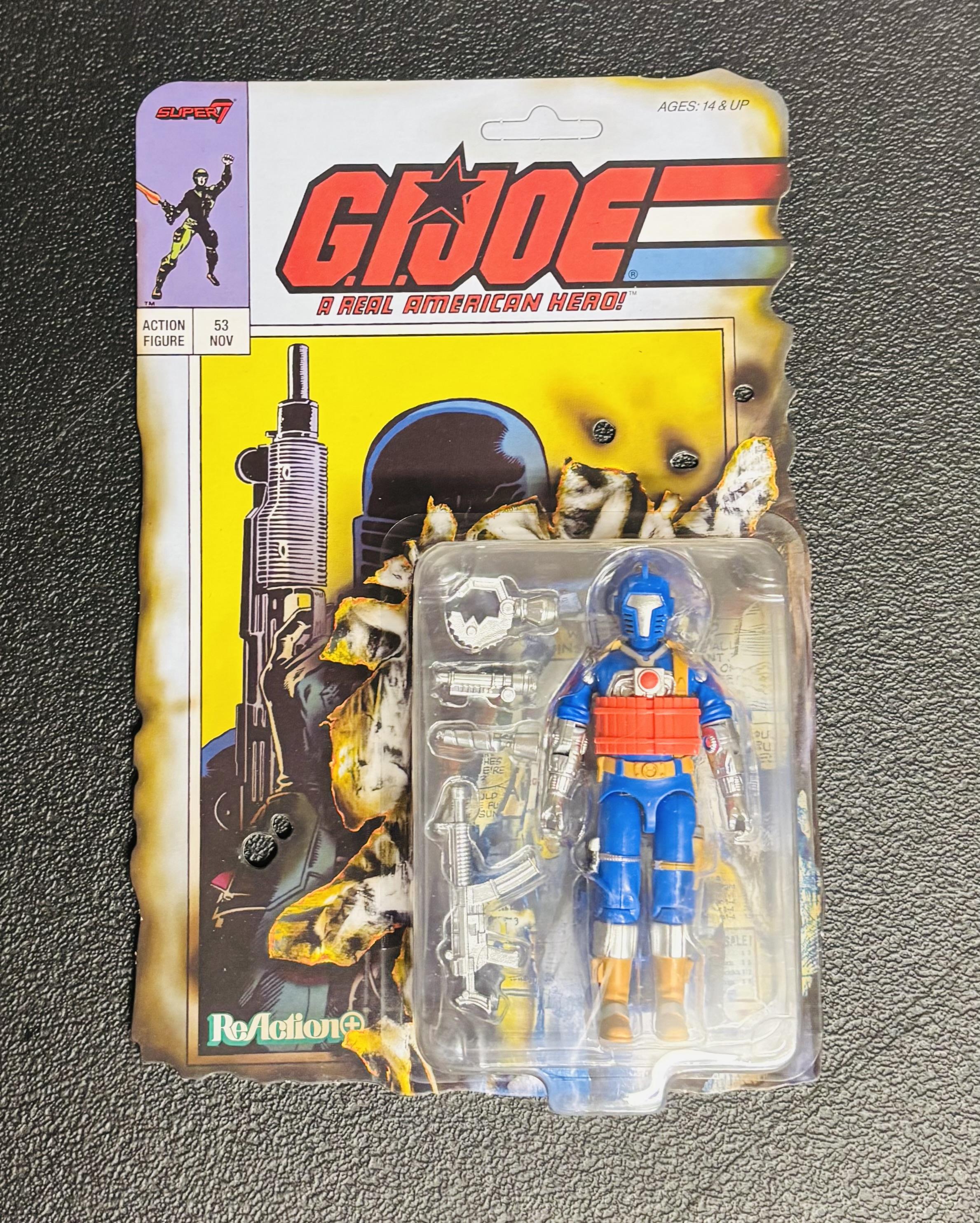 Super7 ReAction+ Cobra B.A.T. figurina 9,5 cm comic