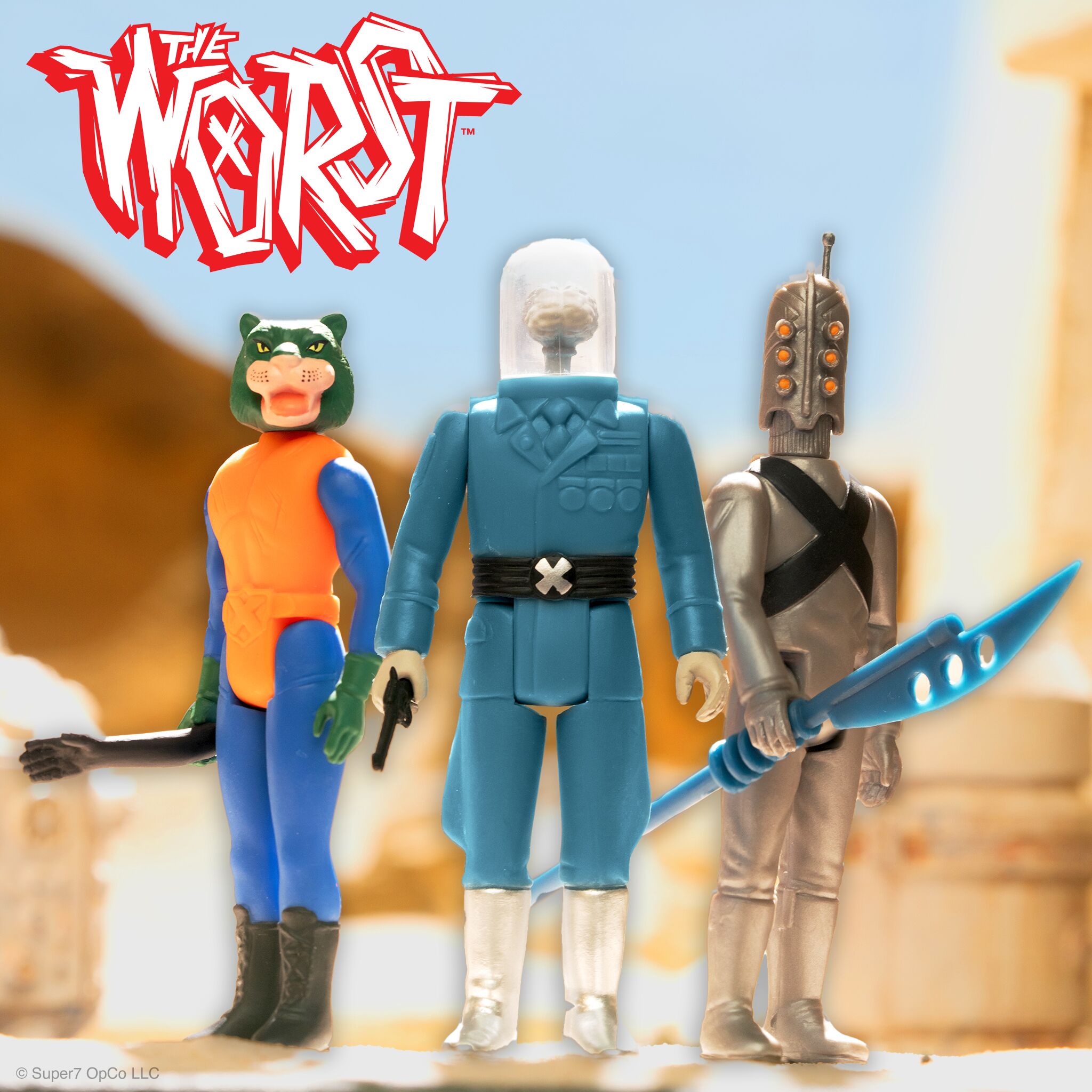 Super7 The Worst ReAction Red Tiger figurina Scum Squad