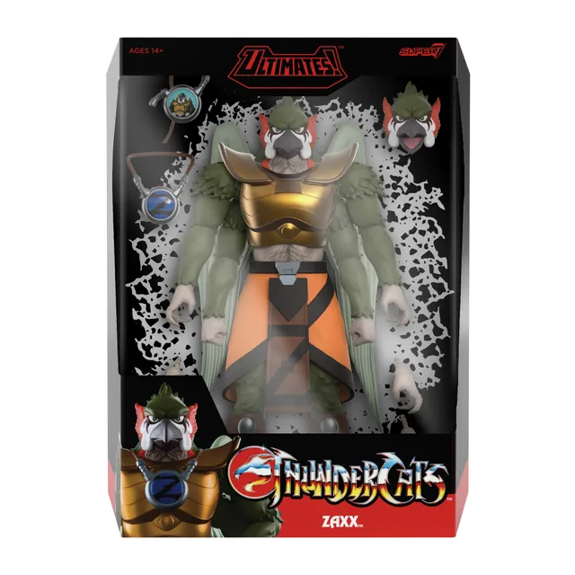 Super7 ThunderCats Ultimates Zaxx figurina 18cm Wave 15