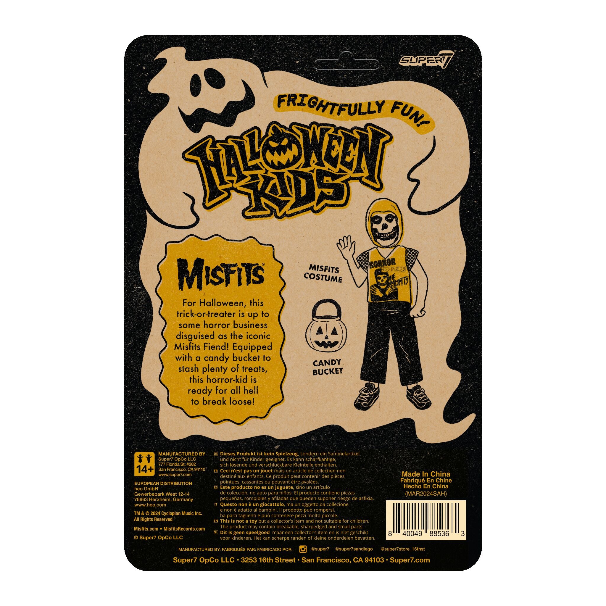 Super7 Halloween Kids Misfits Boy figurina 9,5 cm horror