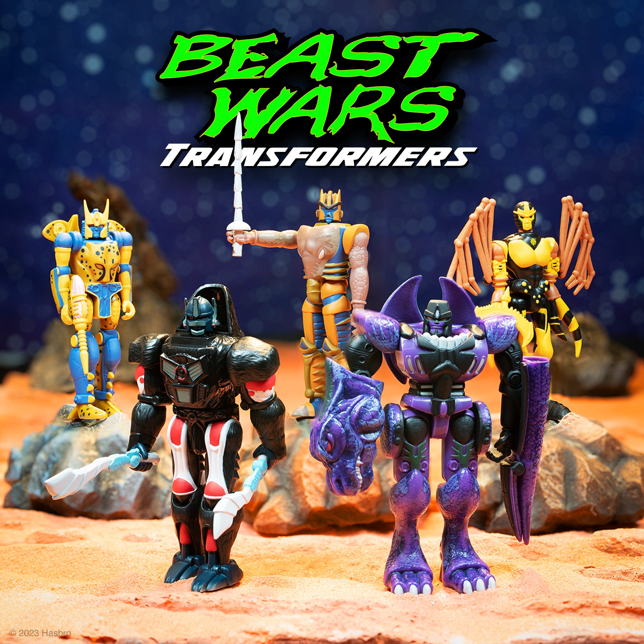Super7 Transformers ReAction Wave 7 set 5 figurine Beast Wars
