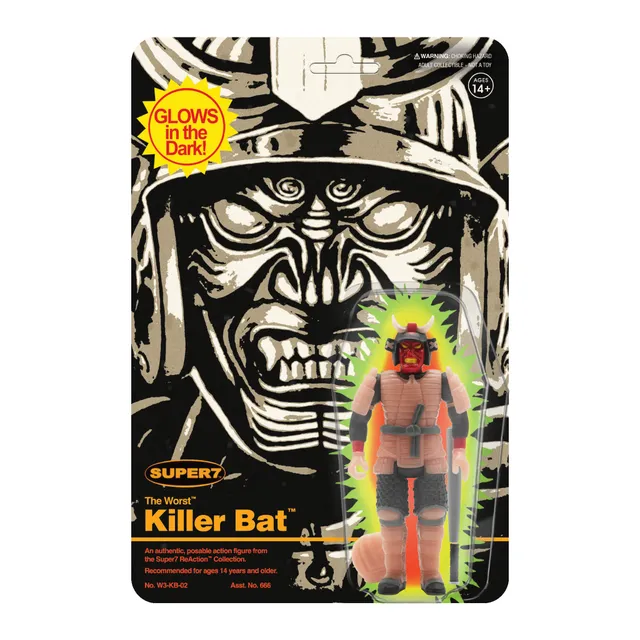 Super7 The Worst Killer Bat figurina fosforescenta Monster Glow